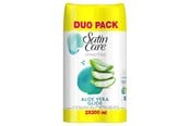 Scheerapparaat - Satin Care Shaver Aloë Vera 2x200 ml Tweelingpakket - 7702018601899