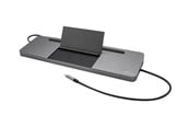 Docking station - I-Tec USB-C Metaal Ergonomic 4K 3x Display Docking station + Stroom Delivery - C31FLATDOCKPDPRO