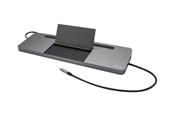 Docking station - I-Tec USB-C Metaal Ergonomic 4K 3x Display Docking station + Stroom Delivery - C31FLATDOCKPDPRO