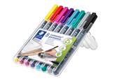 Schrijf- en tekengerei - Staedtler Universele pen Lumocolor perm F 8 stuks - 318 WP8