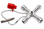 Gereedschap voor loodgieterswerk - KNIPEX Schakelkastsleutels, voor alle standaard schakelkasten en afsluitsystemen - 00 11 03