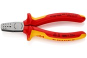 Handgereedschappen - KNIPEX Krimptangen voor adereindhulzen, met trapeziumkrimp - 97 68 145 A