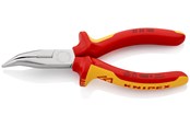 Handgereedschappen - KNIPEX Platspitse tangen met zijsnijder, (radiotangen) - 2526160