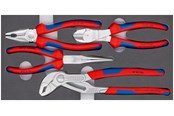 Gereedschap - KNIPEX Tangensets, met schuimrubberen inlay - 00 20 01 V17