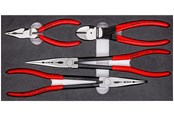 Gereedschap - KNIPEX Tangensets, met schuimrubberen inlay - 00 20 01 V16