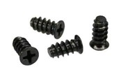 Systeemaccessoires  - InLine Fan Screws 5.0x10.0mm Zwart 50 pcs. - 33371D