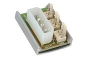 Koelers en ventilatoren - InLine PC Fan Multi Stroom Port AV / multimedia paneel Molex 5.25" Aan x 2 Fan Stroom - 33008A