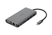 Docking station - Deltaco USB-C dockningsstation HDMI/VGA/2xUSB-A PD - USBC-HDMI18