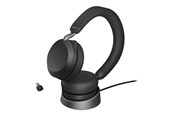Headphones/Headsets - Jabra Evolve2 75 Link380c UC Stereo Stand Zwart - 27599-989-889