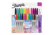 Schrijf- en tekengerei - Sharpie Permanent Markers | Fine Point | Electro Pop & Assorted Original Colours | 24 Count - 1940862