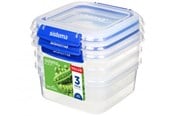 Keuken accessoires - Sistema Vierkante Klip Het Plus 3 Pack 1,15 L - 881630