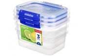 Keuken accessoires - Sistema Rectangle Klip It Plus 3 Pack 1L - 881613