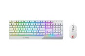 Toetsenbord - MSI Vigor GK30 combo - Toetsenbord and Muis set - Wit - Keyboard and mouse set - Engels (US international) - Wit - GK30 COMBO WHITE
