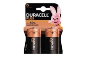 Batterij - DURACELL D Plus 2-Pack: D Plus 2-pak - 141988