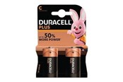 Batterij - DURACELL C Plus 2-Pack: C Plus 2-pak - 141827