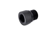 Doe-het-zelf waterkoeling - Bitspower Mat zwart E-Adapter G3/8" Aan IG1/4" - BP-MBWP-C21
