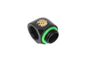 Doe-het-zelf waterkoeling - Bitspower G1/4" Matt Black 90-Degree IG1/4" Extender - BP-MBWP-C39