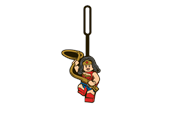 School accessoires - LEGO DC Bag Tag WONDER WOMAN verpakt op bedrukte kaart - 4002151-52505