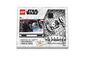 School accessoires - LEGO Star Wars Note book with 4x4 Zwart brick 1 pen and building toy - 4005063-52510