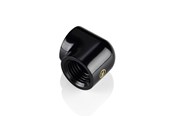 Doe-het-zelf waterkoeling - Bitspower 90-Degree With Dual Inner G1/4" Extender Fitting (Glorious Black) (2 PCS ) - TA-90DIA-GB