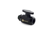 Doe-het-zelf waterkoeling - Bitspower Matt Black Mini Valve Rotary G1/4"& Inner G14"With Black Handle - BP-MVVRGIG14-MBKBK