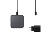 Mobiel - Adapters & Opladers - Samsung Draadloos Charger Pad (with adapter) - Zwart - EP-P2400TBEGEU