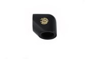 Doe-het-zelf waterkoeling - Bitspower Matt Black 90-Degree With Dual Inner G1/4" Extender - BP-MB90DIG14