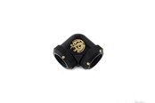 Doe-het-zelf waterkoeling - Bitspower Matt Black Enhance 90-Degree Dual Multi-Link Adapter For OD 12MM - BP-MBE90DML