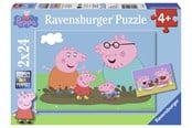 Puzzels - Ravensburger Peppa Pig Gelukkig Gezinsleven 2x24p - 10109082