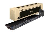 Docking station - Club 3D Triple Display Dynamic PD Charging Dock - Docking station - USB-C - VGA HDMI DP - GigE - CSV-1564W65
