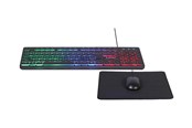 Toetsenbord - Gembird KBS-UML-01 - Toetsenbord Muis and Muismat set - US - Keyboard, mouse and mouse pad set - Engels (US international) - Zwart - KBS-UML-01