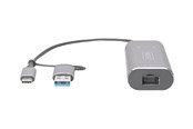 Netwerk-adapter (netwerkkaart, printserver, enz.) - DIGITUS DN-3028 - Netwerkadapter - USB-C / USB-A - 2.5GBase-T - DN-3028
