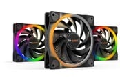 Case Fan - be quiet! LICHTE VLEUGELS 120mm PWM hoge-snelheid Triple-Pack - Case ventilator - 120mm - Zwart met RGB-licht - 31 dBA - BL077