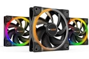 Case Fan - be quiet! LICHTE VLEUGELS 120mm PWM - drievoudig pakket - Case ventilator - 120mm - Zwart met RGB-licht - 21 dBA - BL076