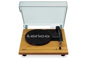 Platenspeler - Lenco Hout Platenspeler with built-in speakers - Platenspeler Bruin - LS-10WD