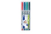 Schrijf- en tekengerei - Staedtler Universal pen Lumocolor non-p s 4pc - 311 WP4