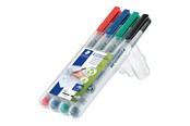 Schrijf- en tekengerei - Staedtler Universal pen Lumocolor non-p M 4pc - 315 WP4