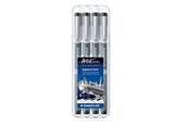 Schrijf- en tekengerei - Staedtler Fineliner pigment liner Zwart 4pcs - 308 WP4