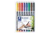Schrijf- en tekengerei - Staedtler Universele pen Lumocolor perm B 8 stuks - 314 WP8