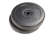 Sport & Fitness - Gymstick 2 x 10kg Vinyl Plates - 61109