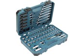 Gereedschap - Makita E-06616 120-delige dopsleutel en steeksleutel onderhoud gereedschapsset - E-06616