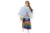 Dolls & Accessories - Barbie Blauw Coat & Rainbow Dress - GYJ78