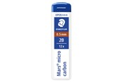 Schrijf- en tekengerei - Staedtler Mech.pen.lead Mars micro0.5 2B 12 x 12 pcs - 250 05-2B
