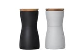 Keuken accessoires - AdHoc Salt and Pepper Mill Twin Mini Black Grey 13.3 cm - MP125