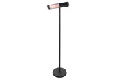 Terrasverwarmer - HORTUS Terrasverwarmer 500/1000/1500 W floor model remote control RGT Zwart - 211-410