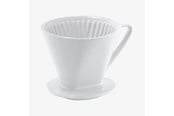 Koffie & Espresso - Cilio Koffietrechter porselein formaat 2, wit - C105162