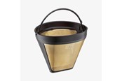 Koffie & Espresso - Cilio Grootte koffiefilter 4 in goud herbruikbaar 12,5 cm - C116007