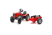 Ride Ons & Walkers - Falk Tractor met aanhanger Massey Ferguson - 808-150