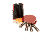 Voetbal en balspellen - Nordic Games Table tennis set with adjustable net 4 rackets and 6 balls - 809-033