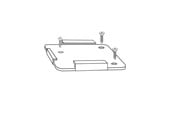 Tuingereedschap - HORTUS Additional Basis for start- and end post - 211-926